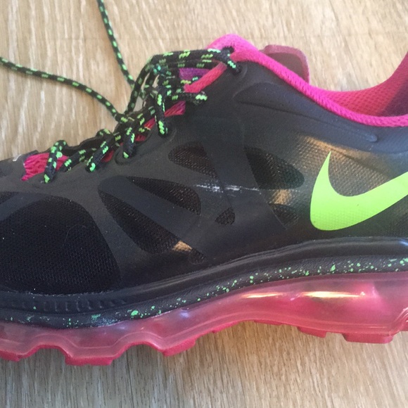 Nike Air Max Pink Black Green Women's Size 8 - Picture 5 of 5